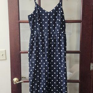 NEVER OWRN Black & White Polka Dot Dress